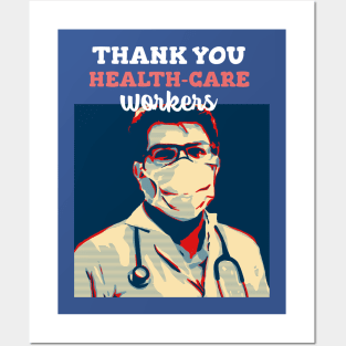 Professional health care workers Posters and Art